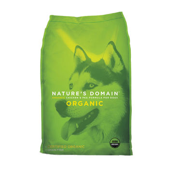 Natures Domain Dog Food Org Chicken & Pea 30lb nq